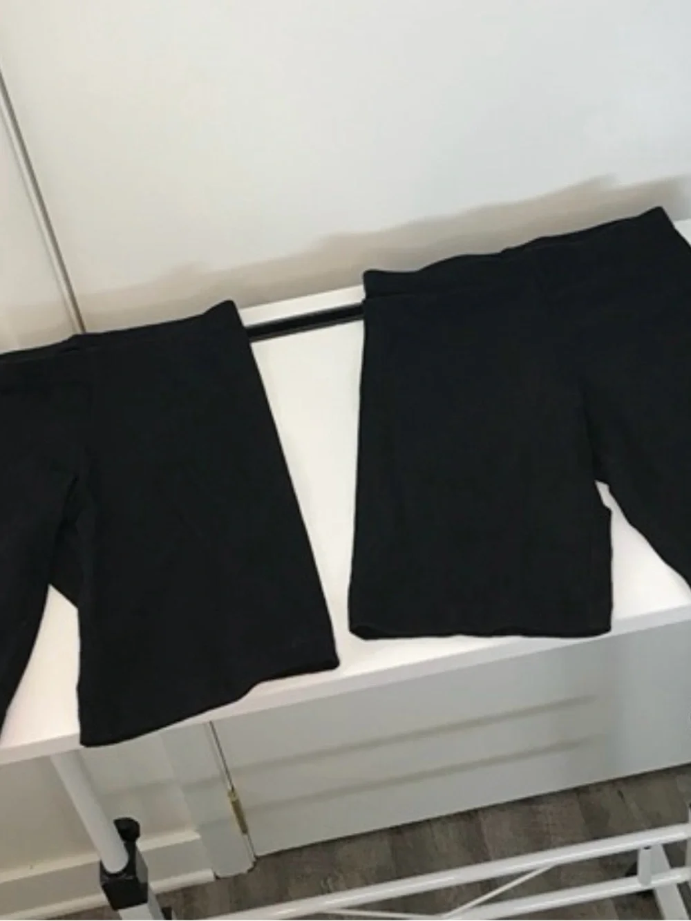 Old Navy Girls Black Bike Shorts - 4 pair XL